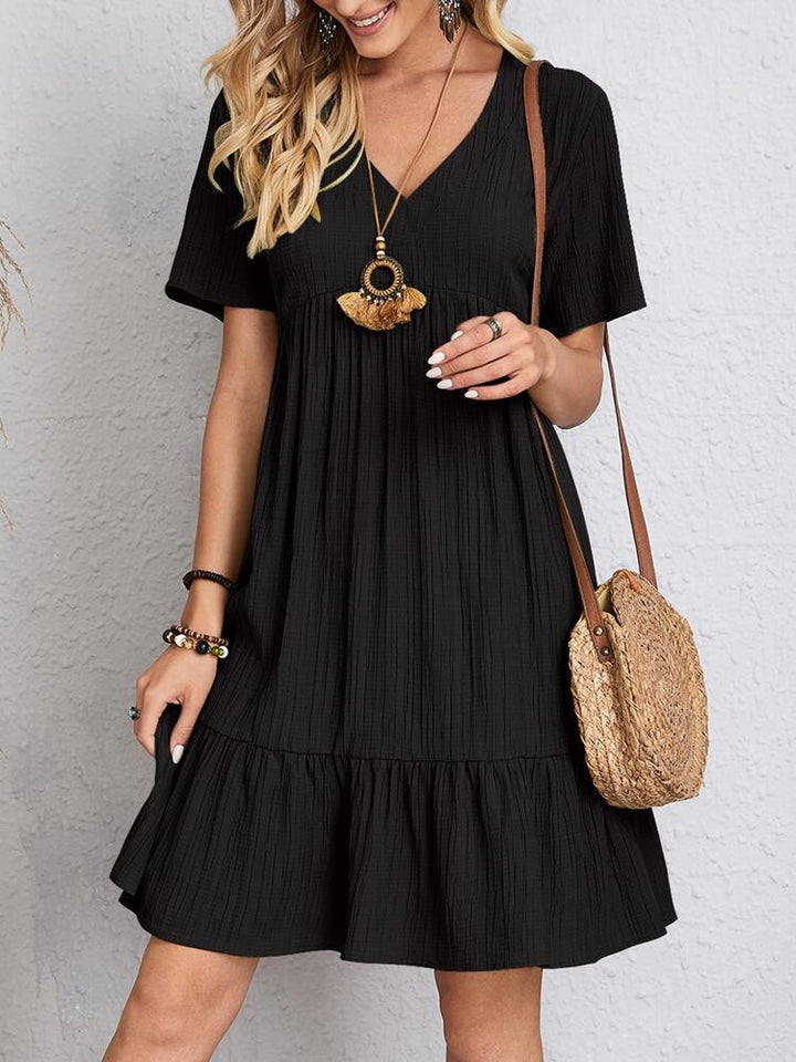 Lynda – Tiered Empire Waist Mini Dress