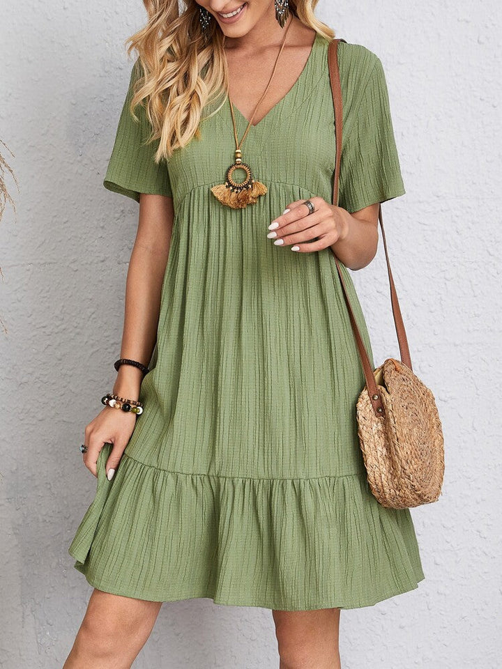 Lynda – Tiered Empire Waist Mini Dress