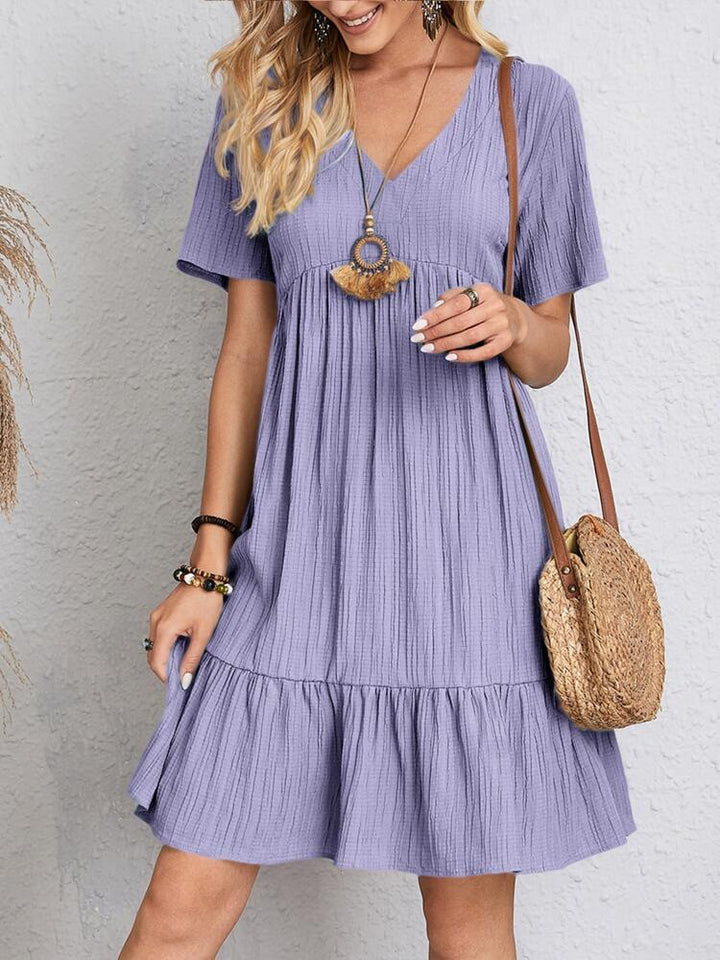 Lynda – Tiered Empire Waist Mini Dress