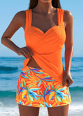 Abigail | Stylish Tankini with Tropical Skirt