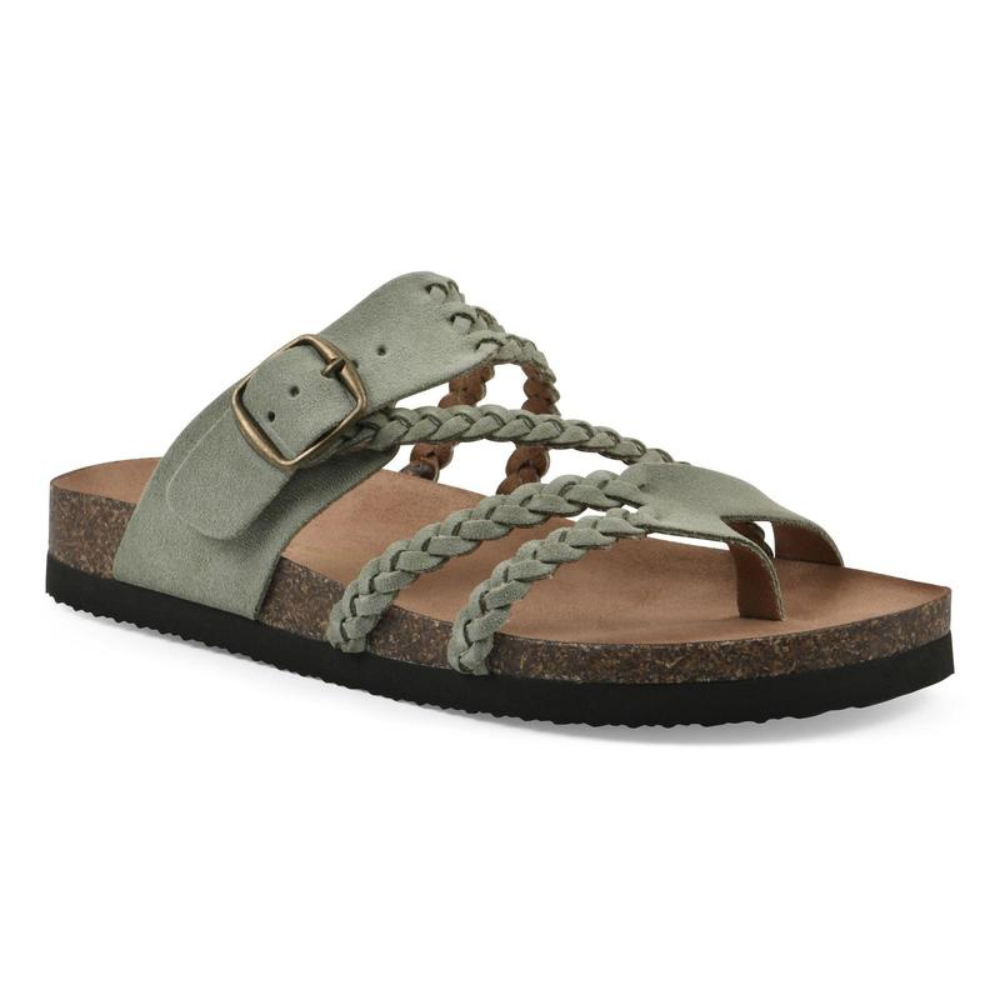 Hailey – Braided Strap Cork Footbed Sandals