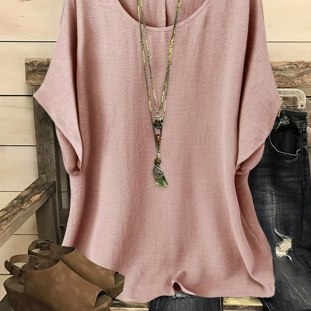 Sienna – Relaxed Batwing Sleeve Casual Top