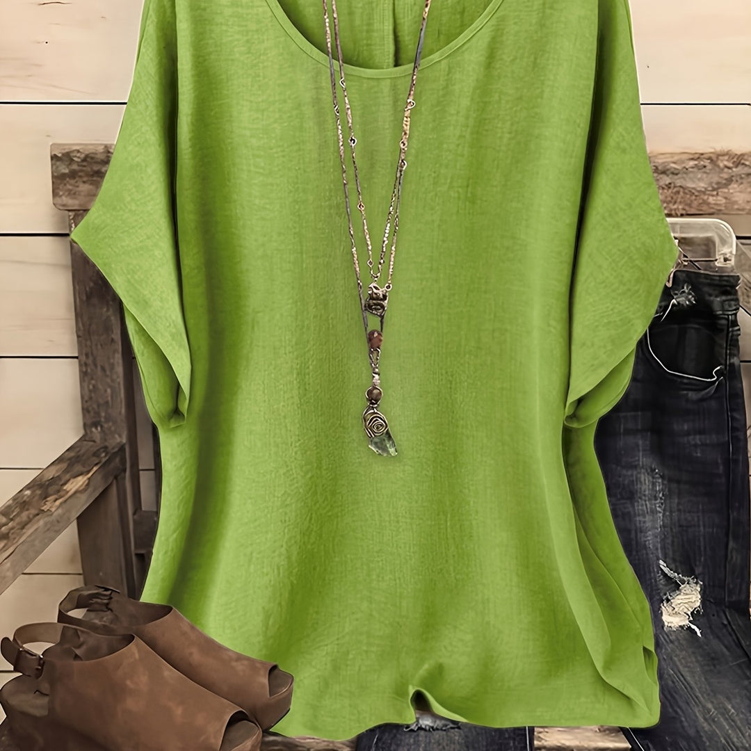 Sienna – Relaxed Batwing Sleeve Casual Top