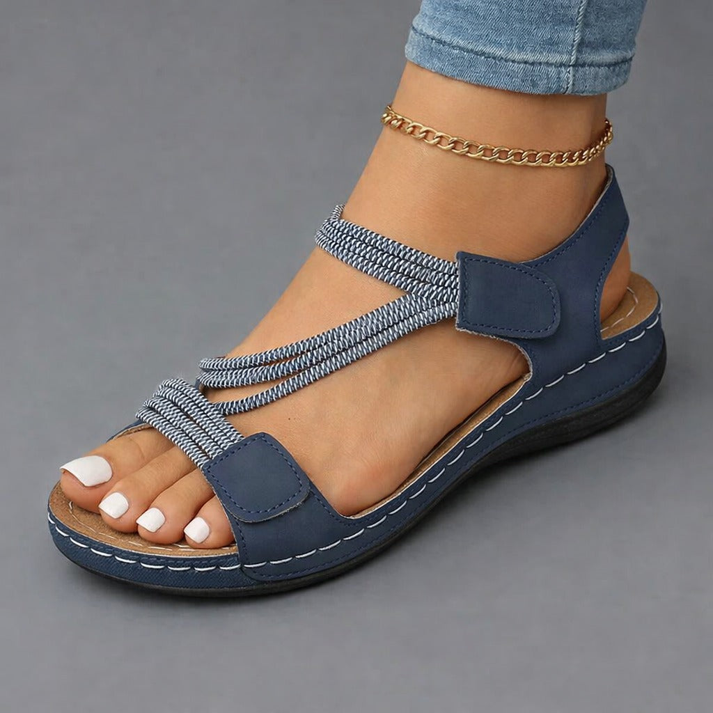 Agnes – Lightweight Crossover Strap Comfort Sandals