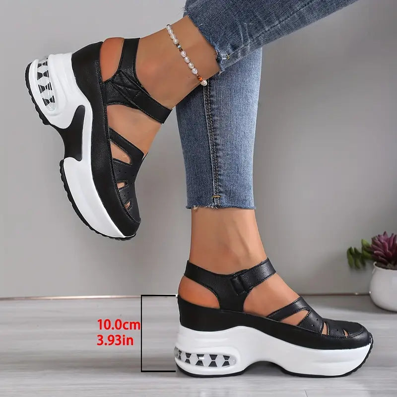 Vera – Platform Wedge Cutout Sandals