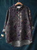 Mallory | Women's Floral Art Print Casual  Shirt