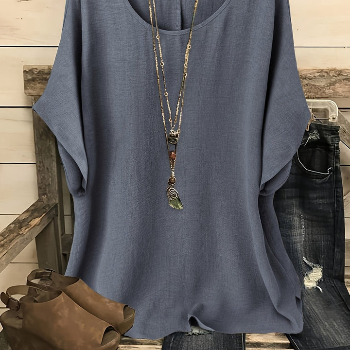 Sienna – Relaxed Batwing Sleeve Casual Top