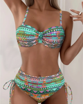 Jada | Sexy Ethnic Print Bikini Set