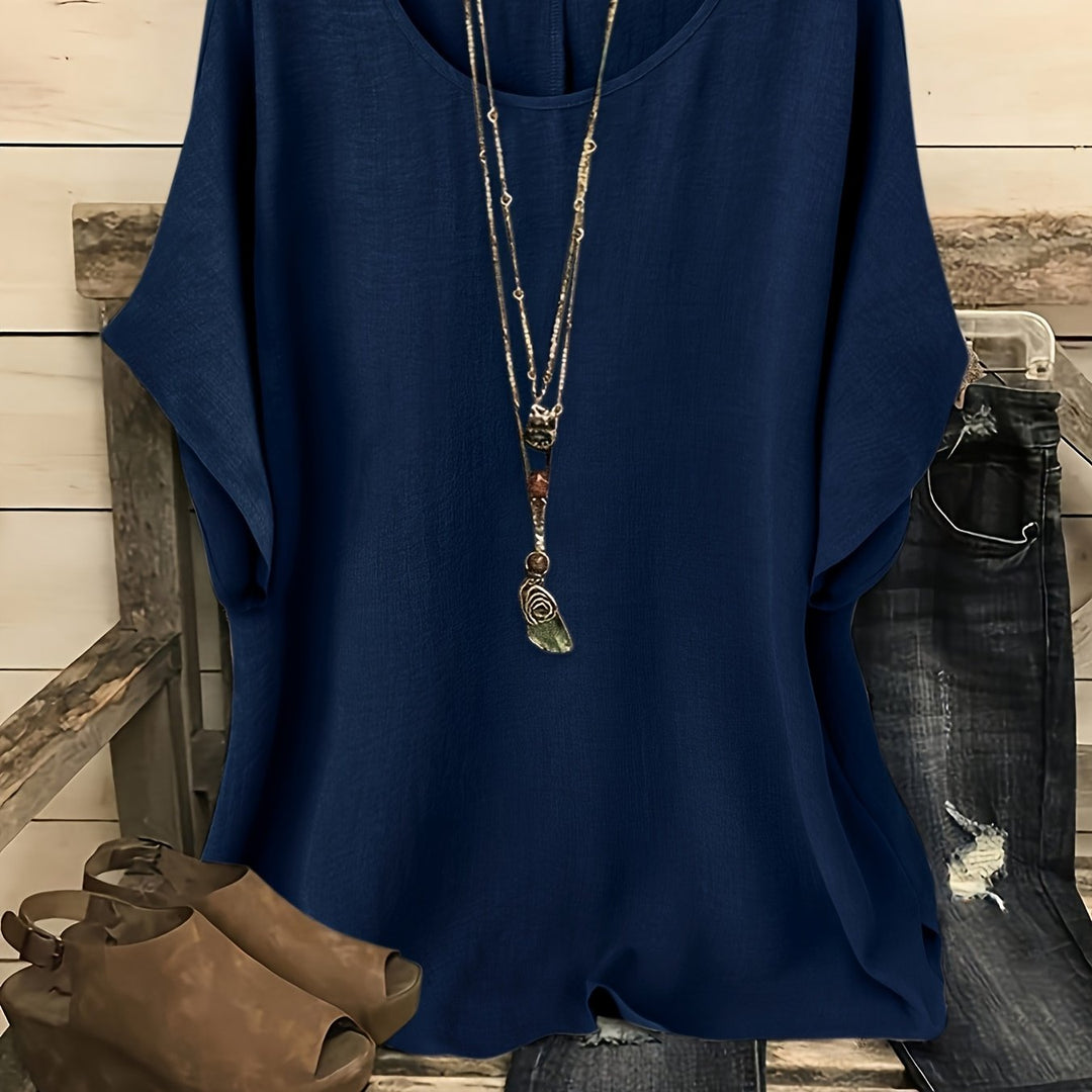 Sienna – Relaxed Batwing Sleeve Casual Top
