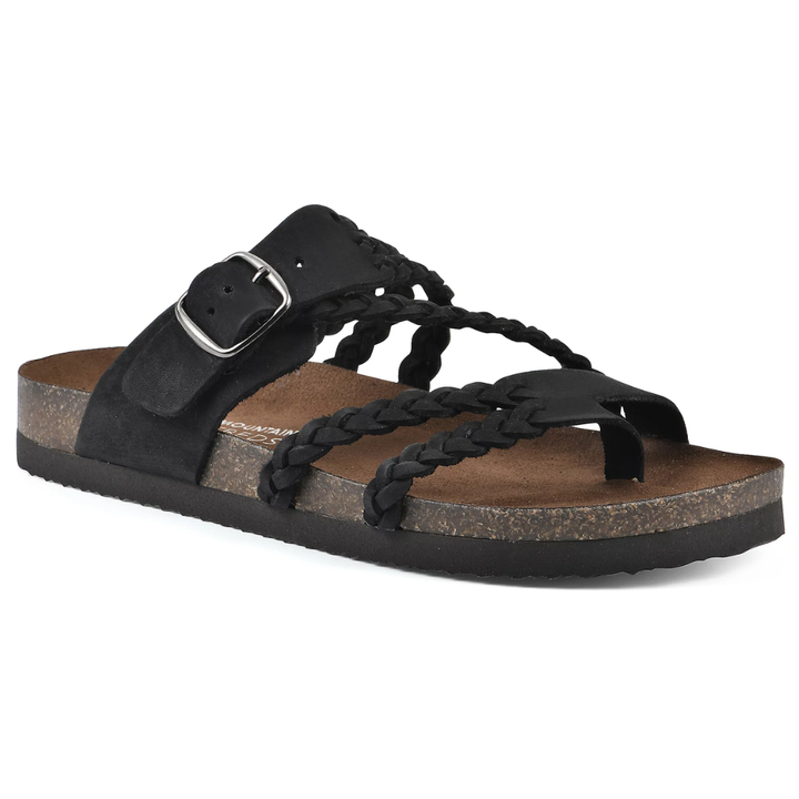 Hailey – Braided Strap Cork Footbed Sandals