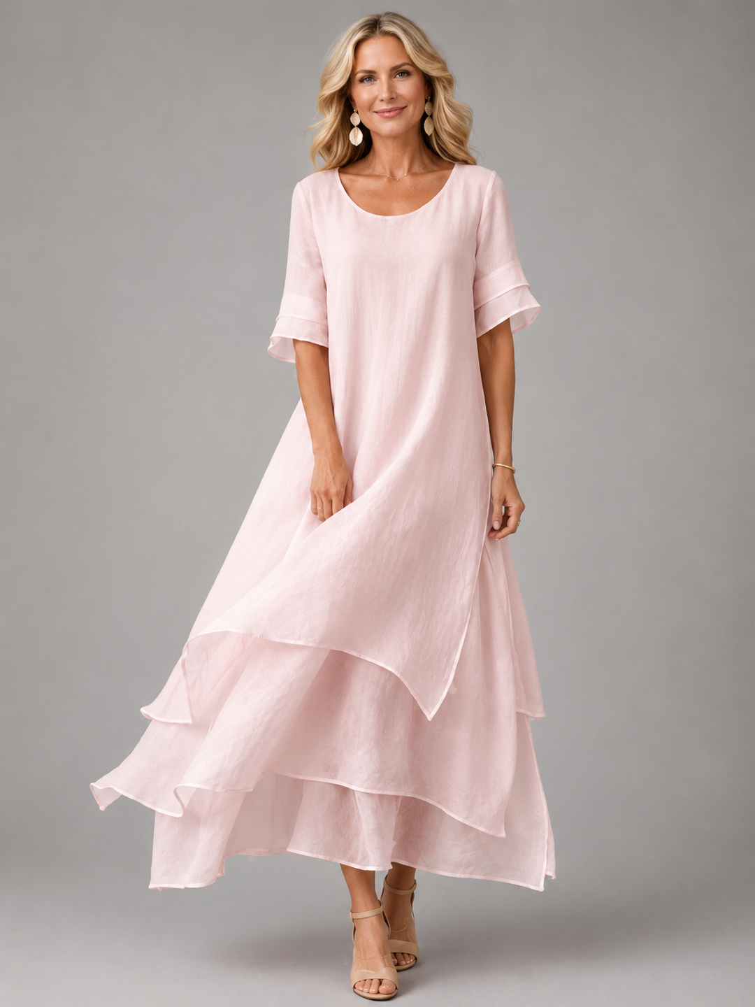 Serena – Tiered Flowing Maxi Dress