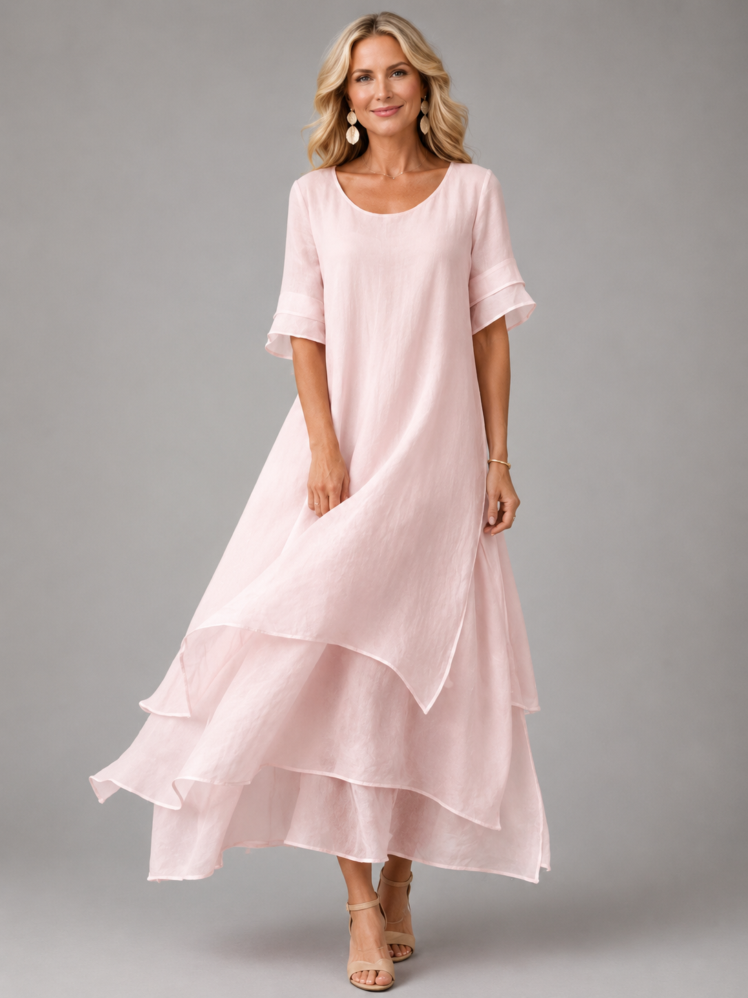 Serena – Tiered Flowing Maxi Dress