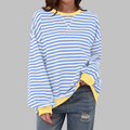 Lena – Striped Long Sleeve Casual Sweatshirt