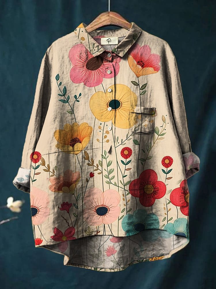 Mila | Women’s Bloom-Inspired Casual Shirt