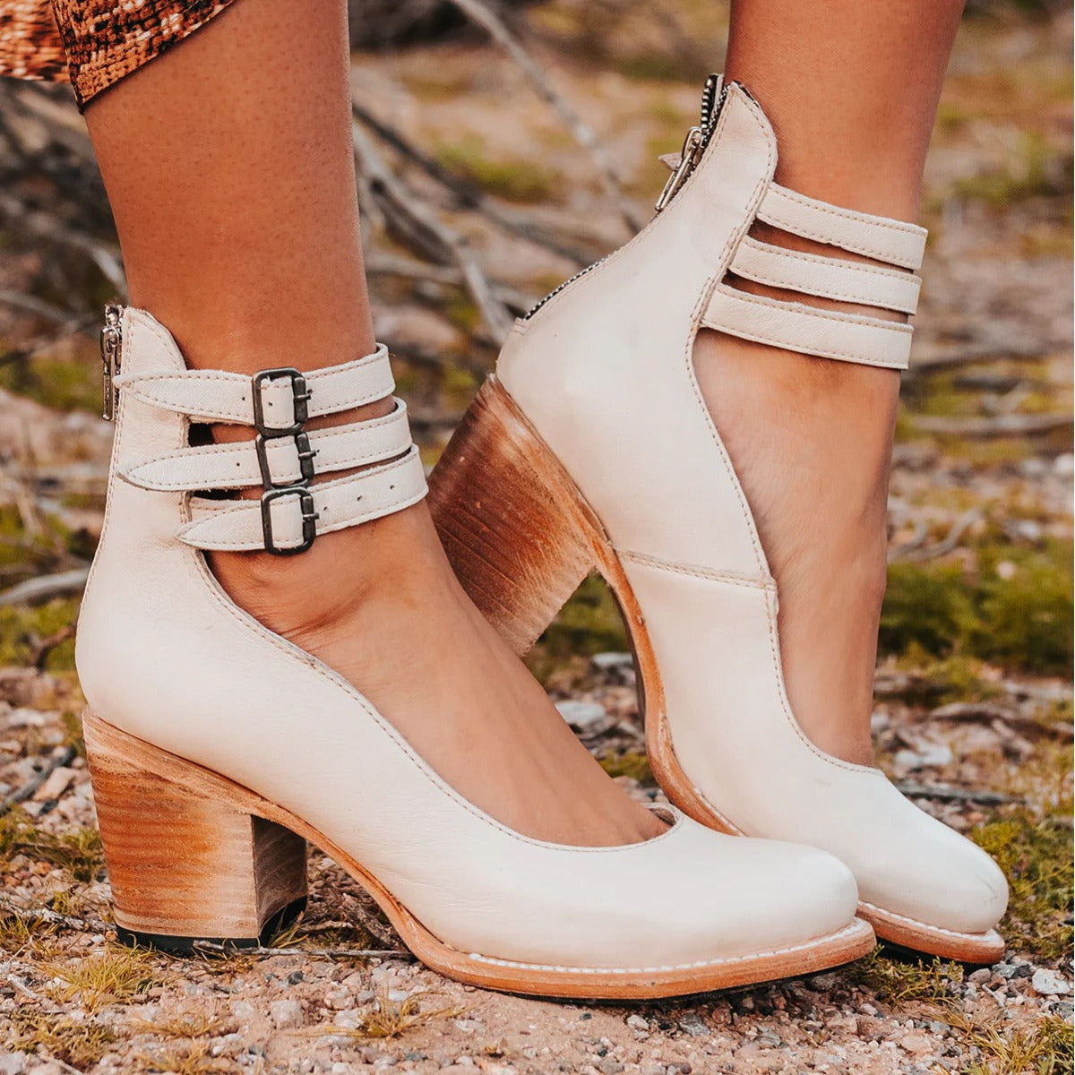 Dorothy | Buckle Strap Block Heels