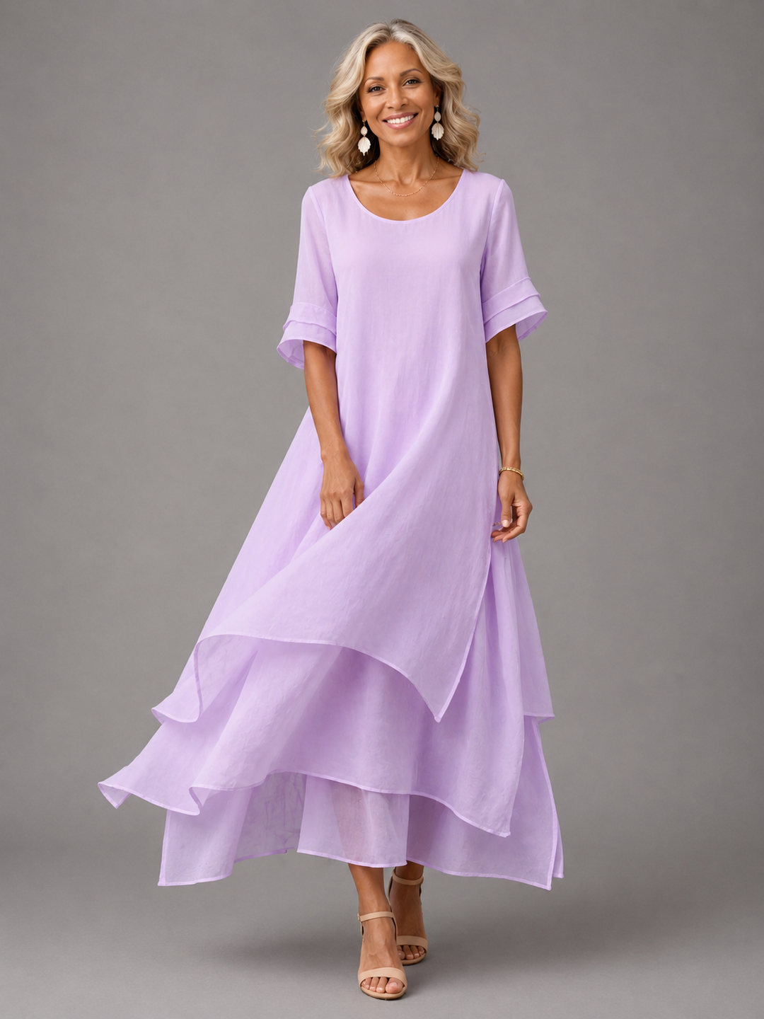 Serena – Tiered Flowing Maxi Dress