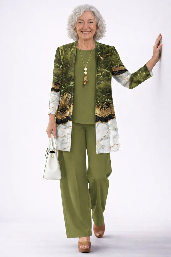 Marina – Three Piece Coordinated Trouser Set