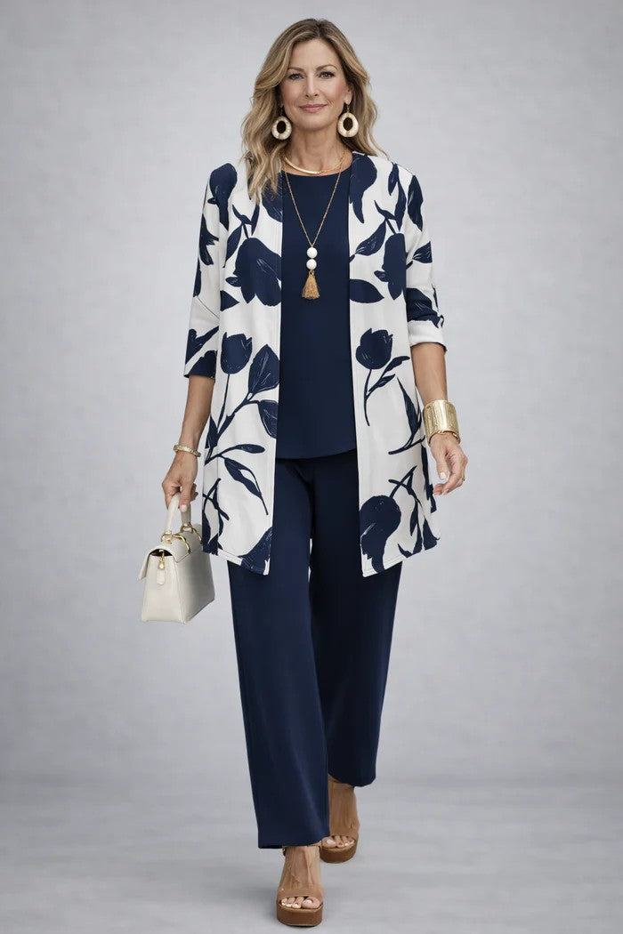 Marina – Three Piece Coordinated Trouser Set