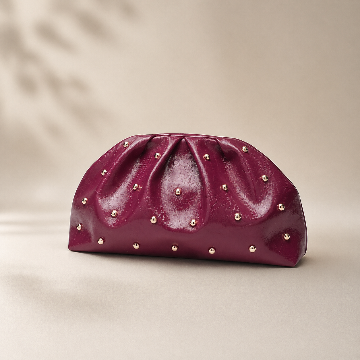 SIERRA STUDDED CLUTCH BAG