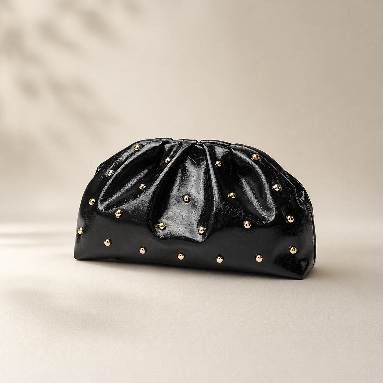 SIERRA STUDDED CLUTCH BAG
