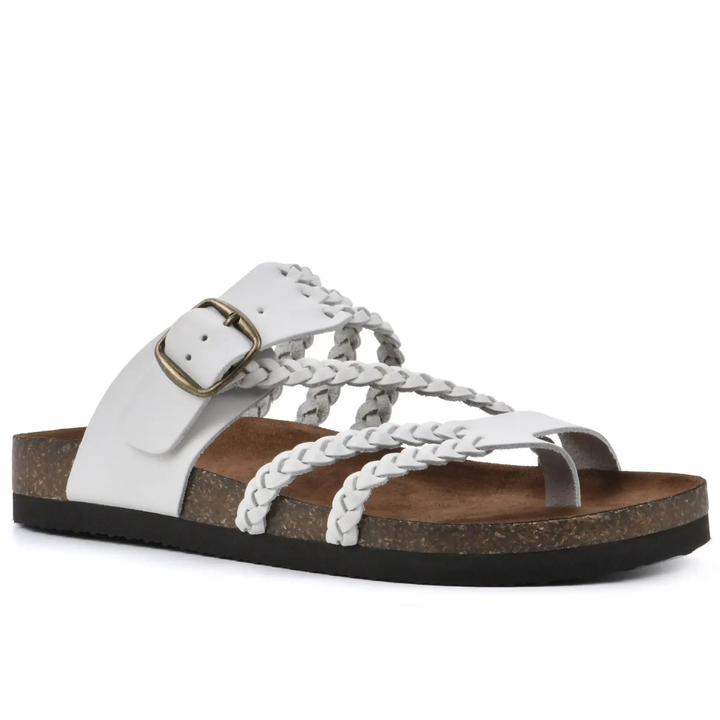 Hayleigh – Braided Strap Footbed Sandals
