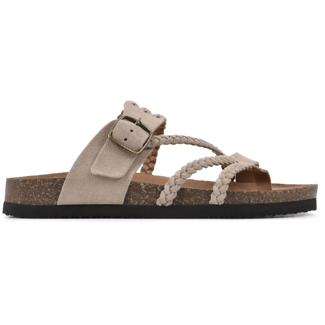 Hayleigh – Braided Strap Footbed Sandals