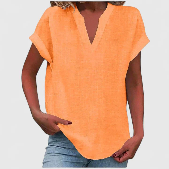 Xavinah | Comfortable V-Neck Blouse