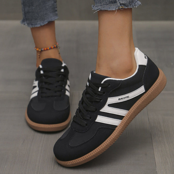 Lena – Retro Lace-Up Casual Sneakers