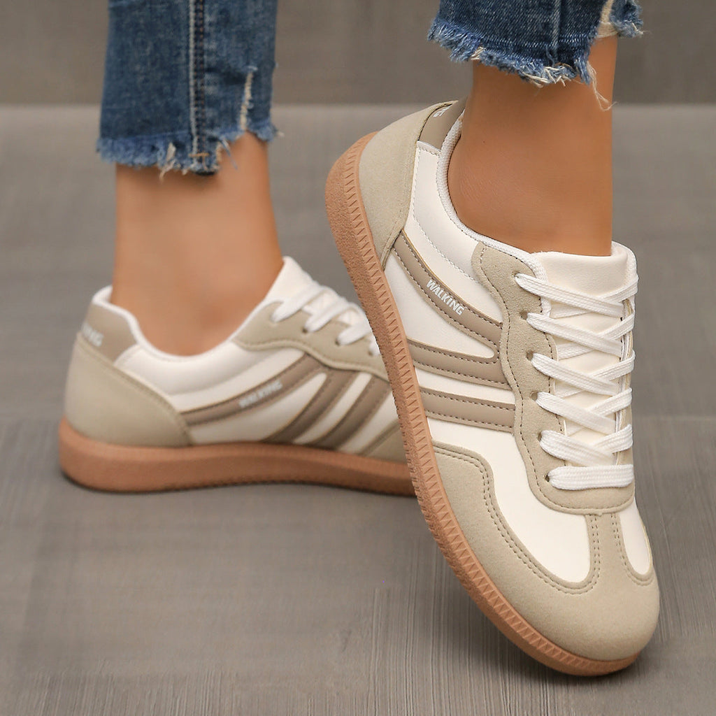 Lena – Retro Lace-Up Casual Sneakers