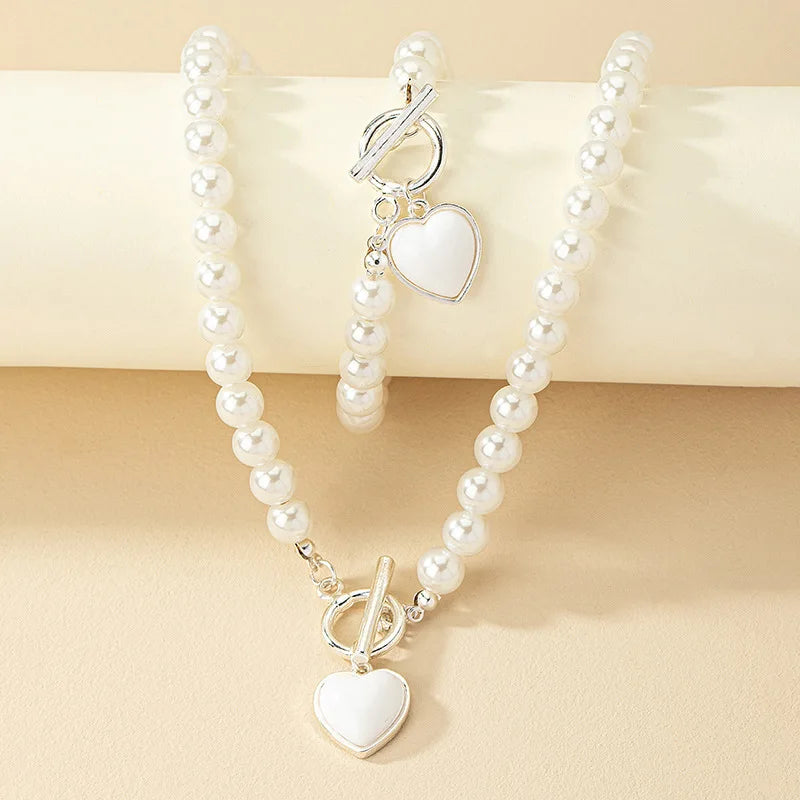 AURELIA PEARL NECKLACE SET