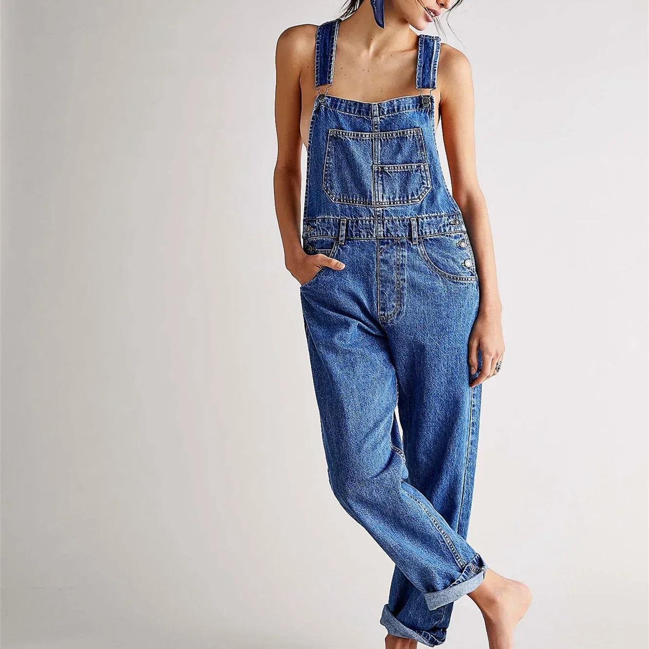 Riley | Classic Bib Denim Overalls