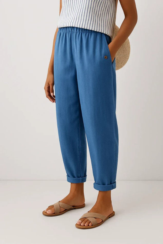 Timeless Linen-Cotton Trousers