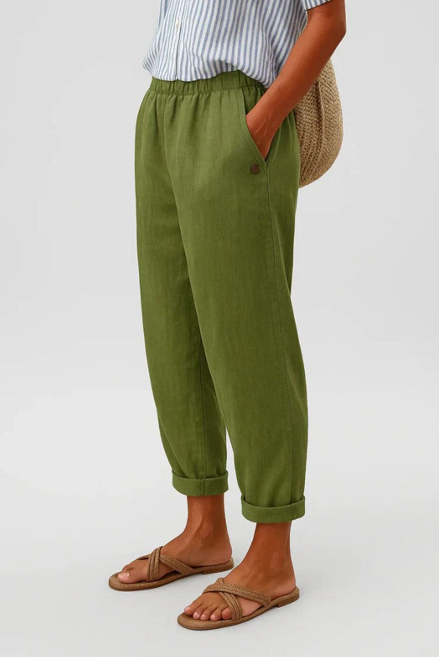 Timeless Linen-Cotton Trousers