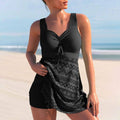 Grace | Ruched Tankini Swim Dress