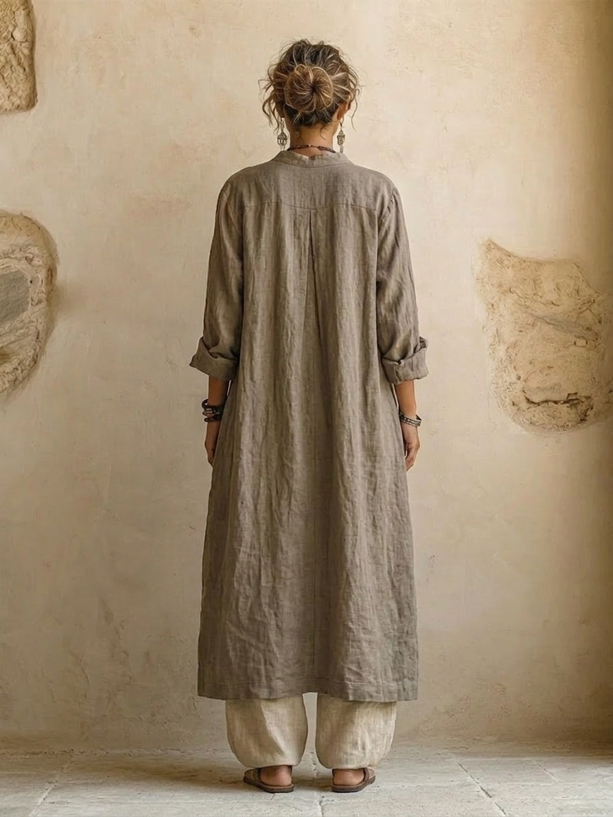 Sienna – Linen Blend Three-Piece Co-ord Set