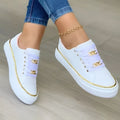 Alexya – Platform Sneakers with Chain Lace Detail