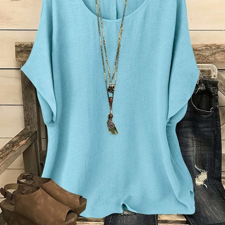 Sienna – Relaxed Batwing Sleeve Casual Top