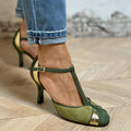 Patricia | Open Toe Block Heels
