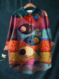 Nerina | Women’s Ocean-Inspired Artistic Print Casual Shirt
