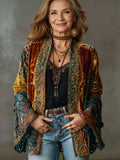 Aria – Bohemian Velvet Kimono Jacket