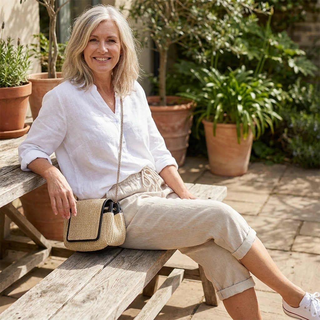 Ophelia – Relaxed Linen Drawstring Shorts