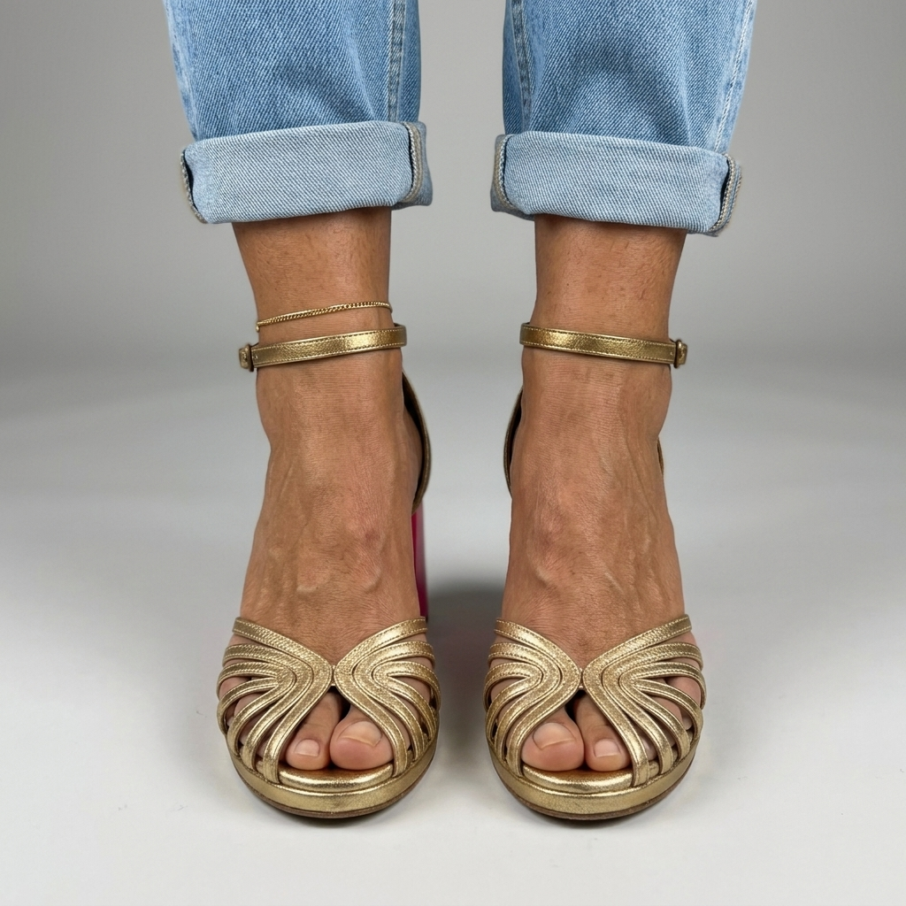 Frances | Cushioned Strap Heels