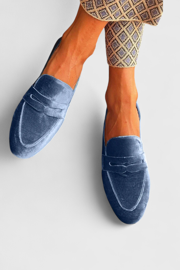 Olivrah | Patchwork Loafers