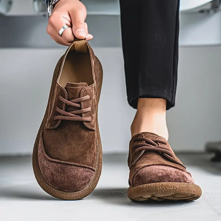 Ashford – Suede Lace-Up Orthopedic Comfort Shoes