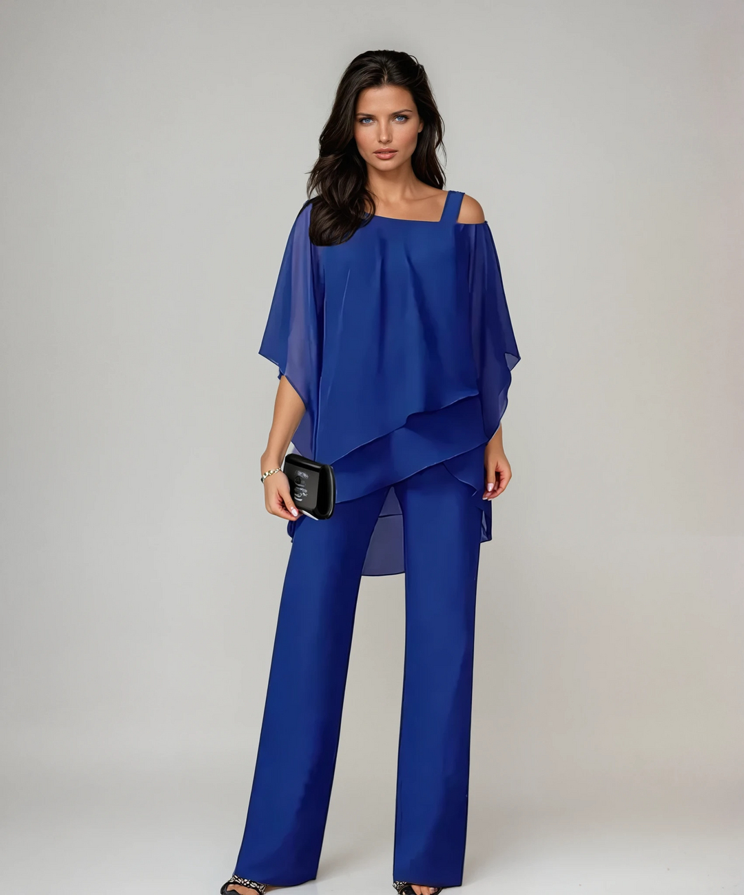 Mariella – Layered Two-Piece Wide-Leg Set