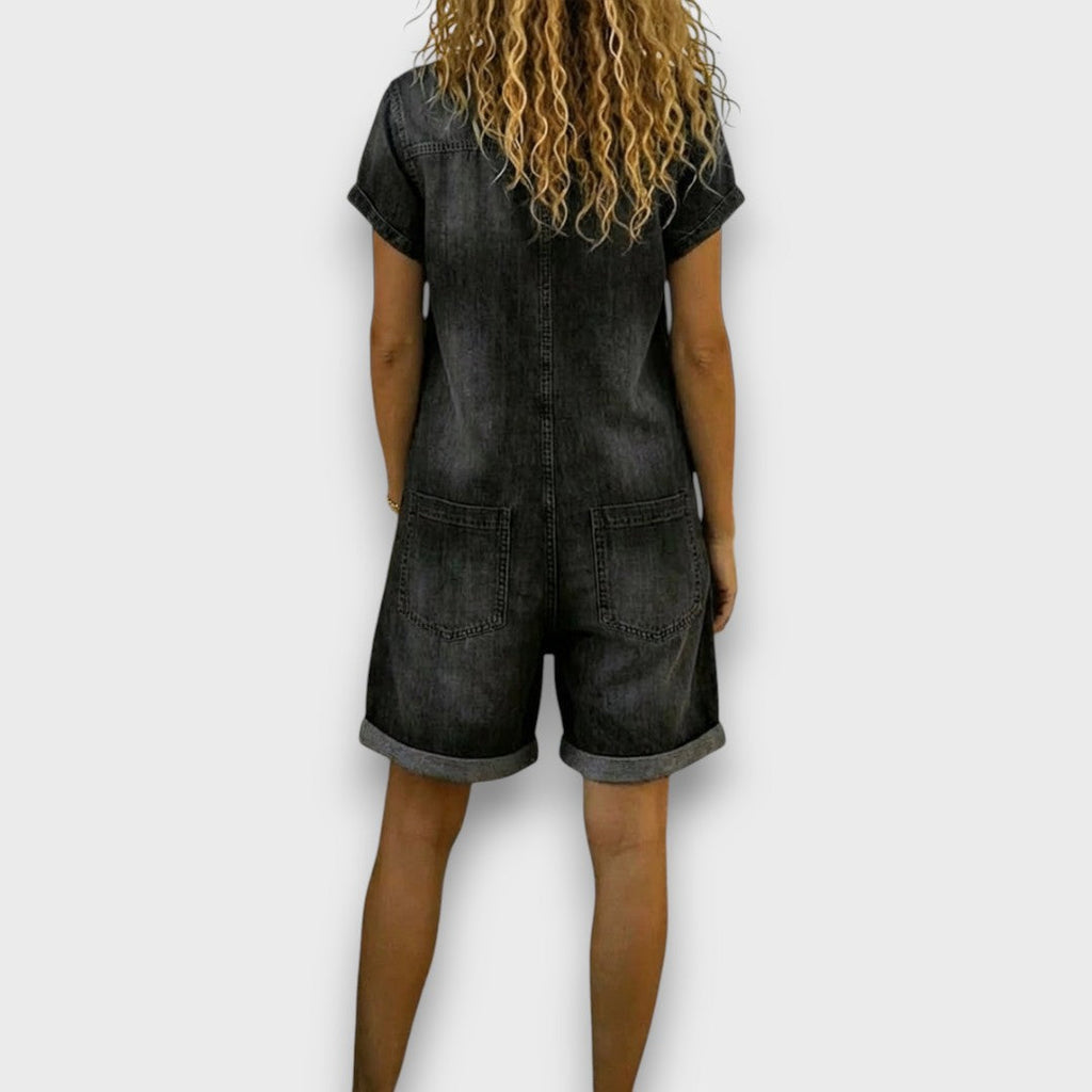 Sophie | Relaxed Vintage Short Overalls