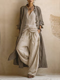 Selene – Relaxed Linen Three-Piece Set